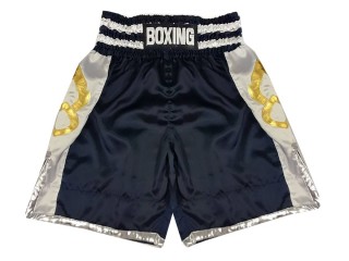 Shorts Boxe Anglaise Personnalisé : KNBSH-029-Marine